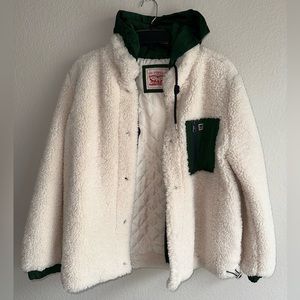 Levi’s High Pile Fleece Hooded Zip Jacket